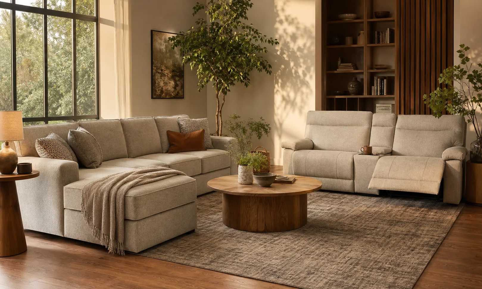 Sofa: motion recliner vs. value fabric reference